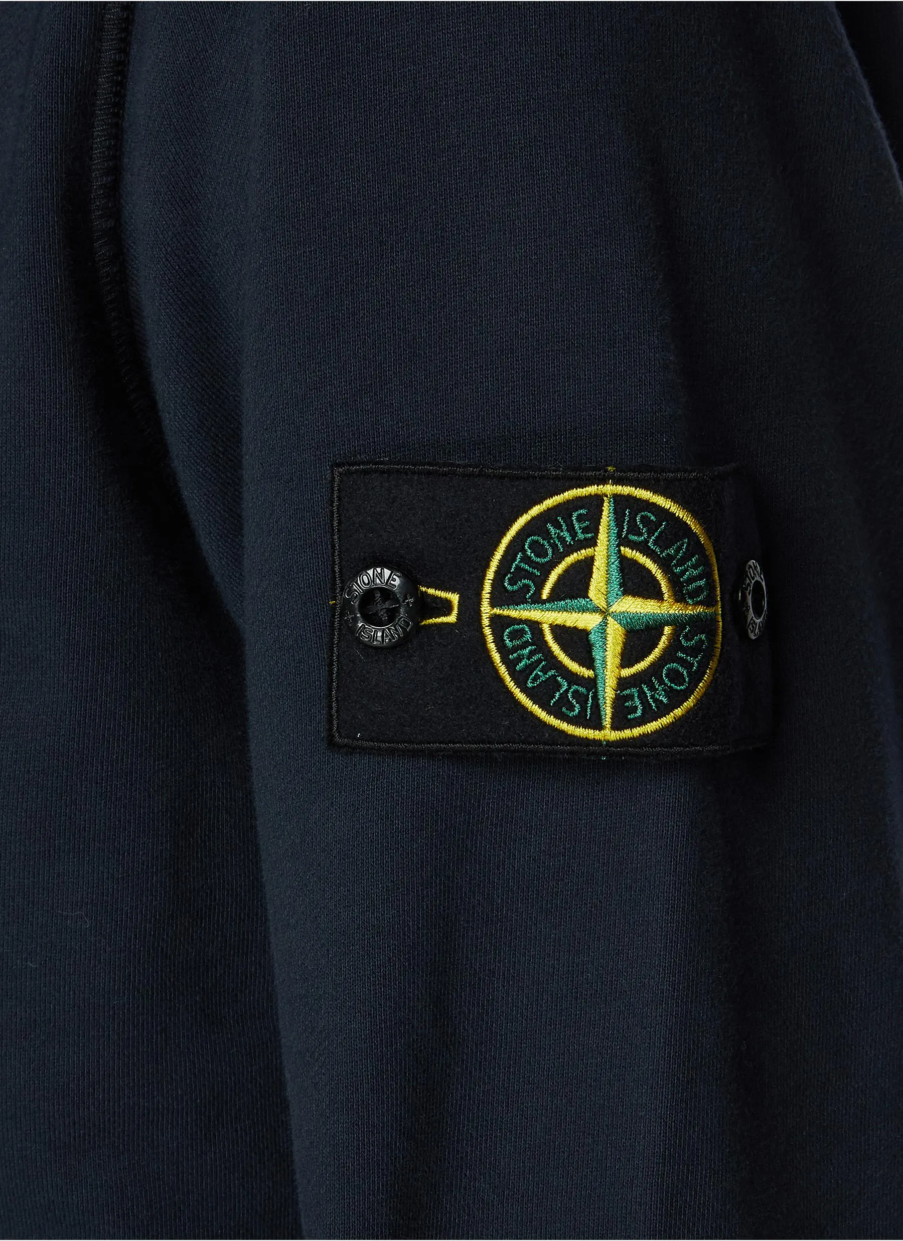 -----------STONE ISLAND ---- ------------ ----Garment Dyed Cotton Fleece Sweatshirt --