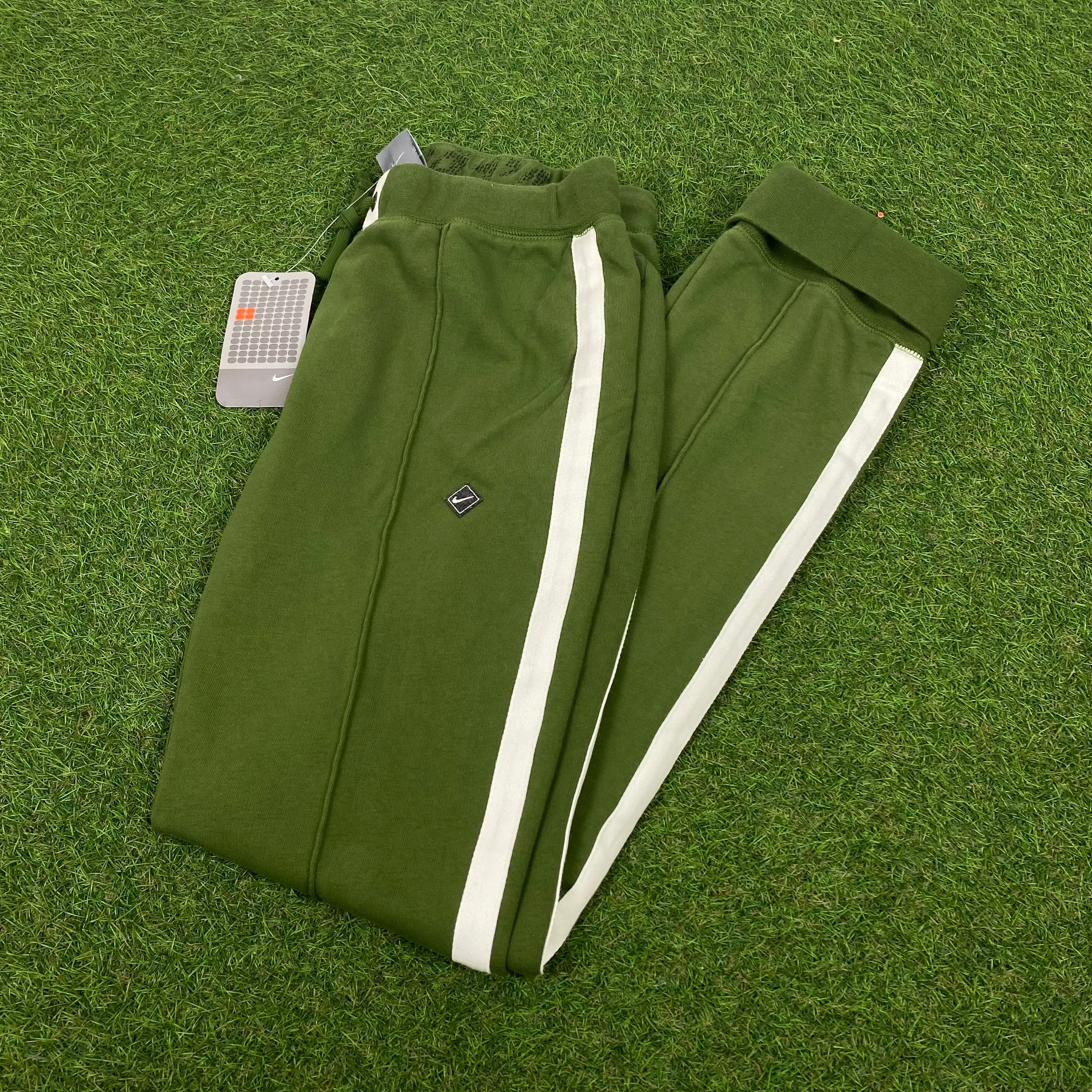 00s Nike Cotton Joggers Green Small