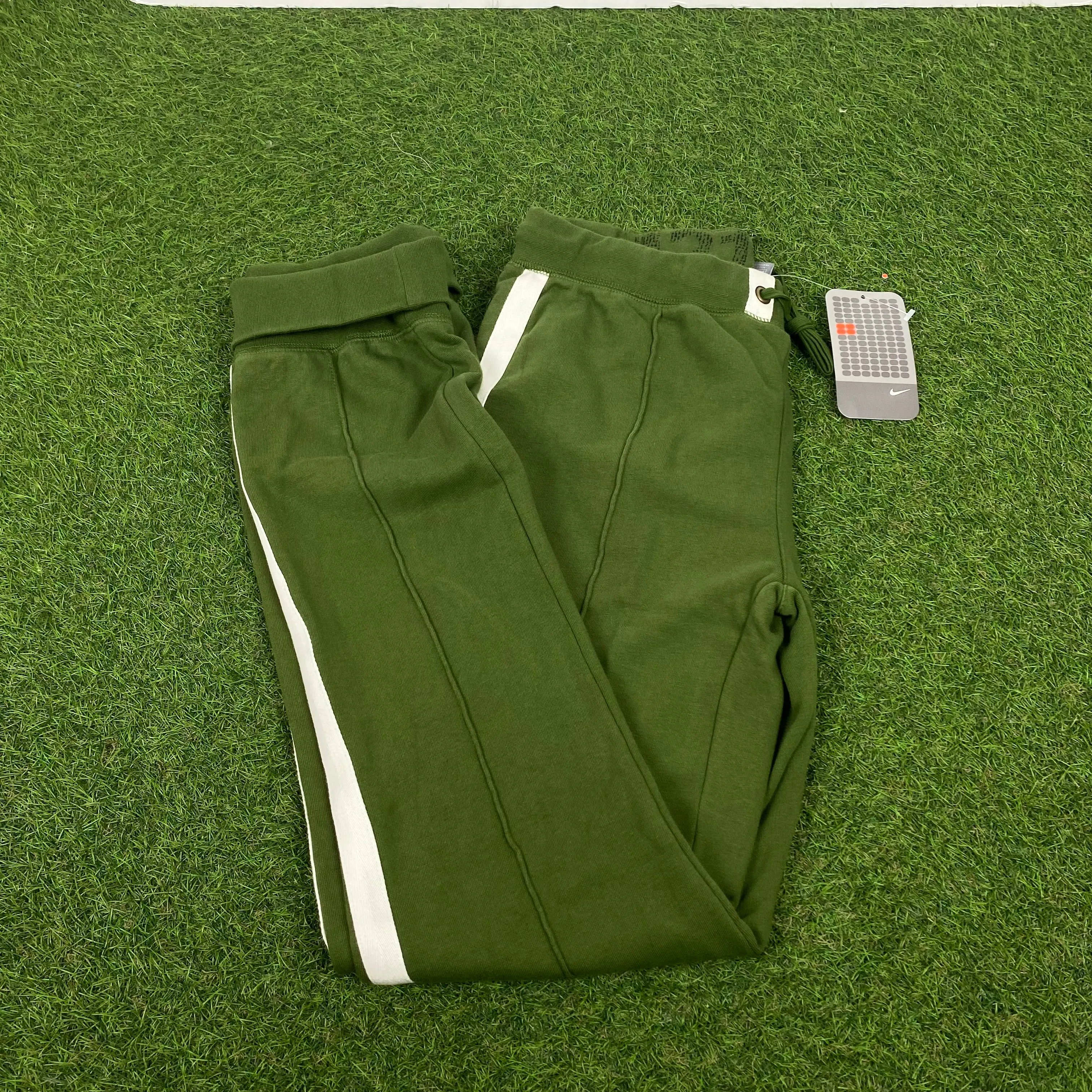 00s Nike Cotton Joggers Green Small