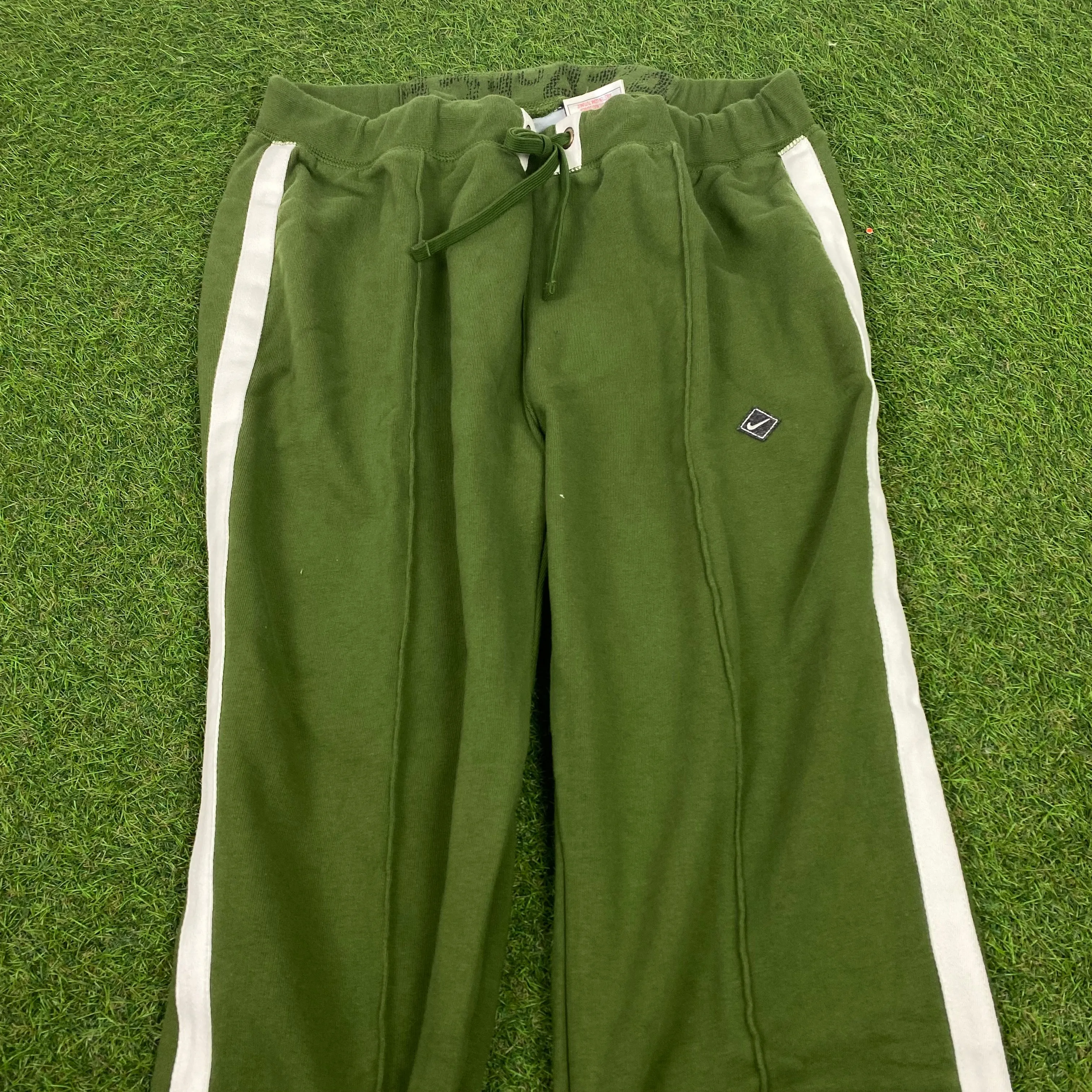 00s Nike Cotton Joggers Green Small