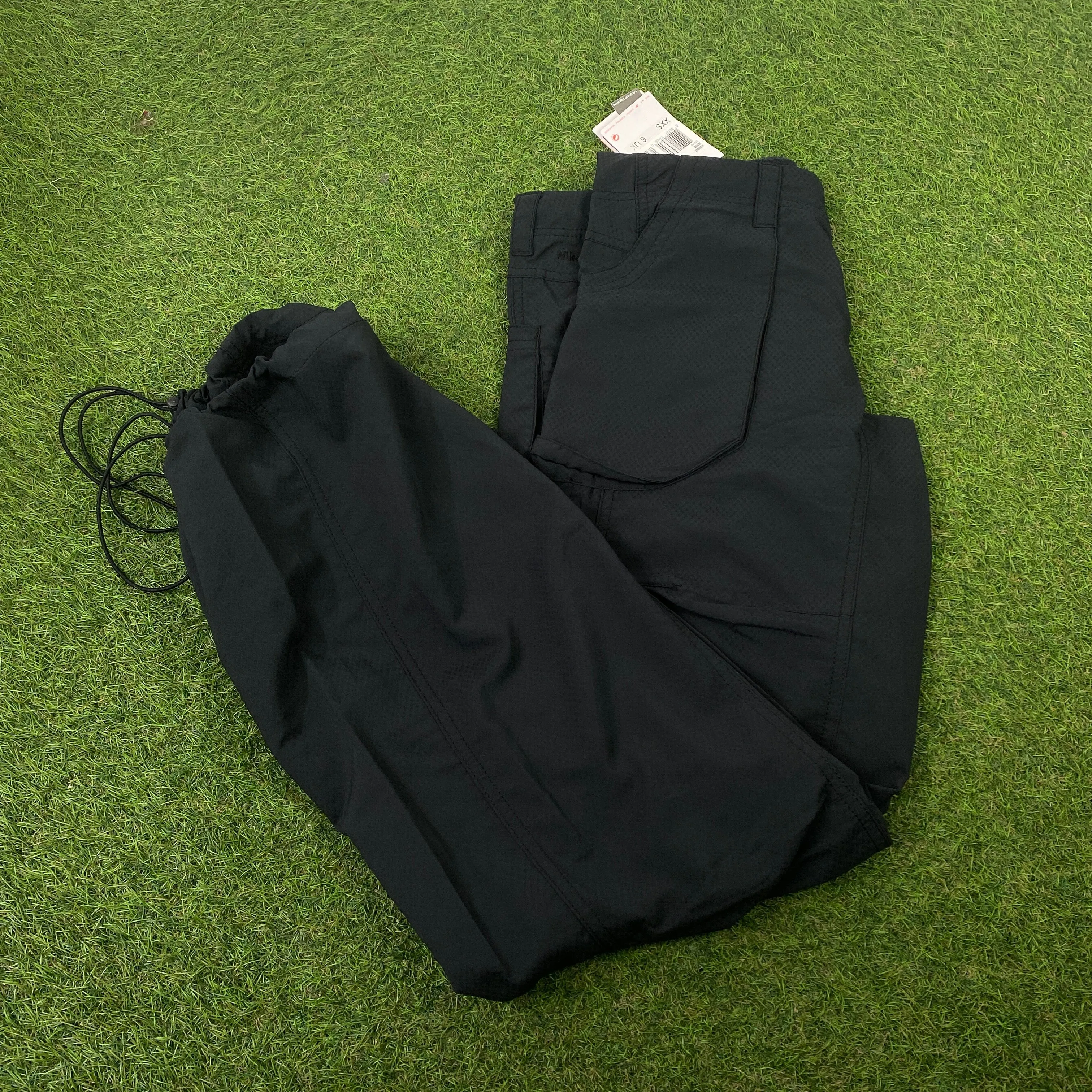 00s Nike Parachute Joggers Black XS