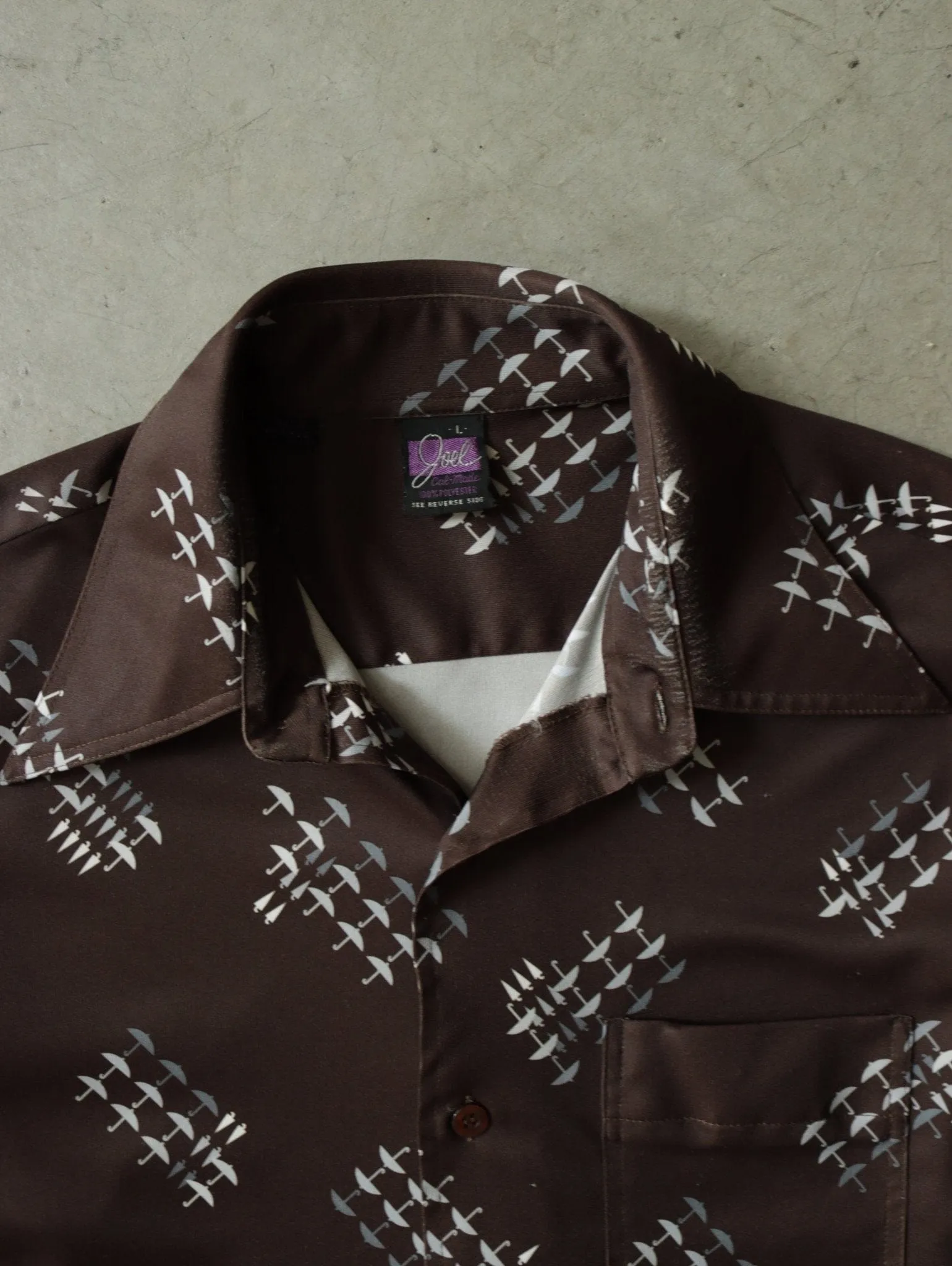 1970S UMBRELLA SHIRT - L