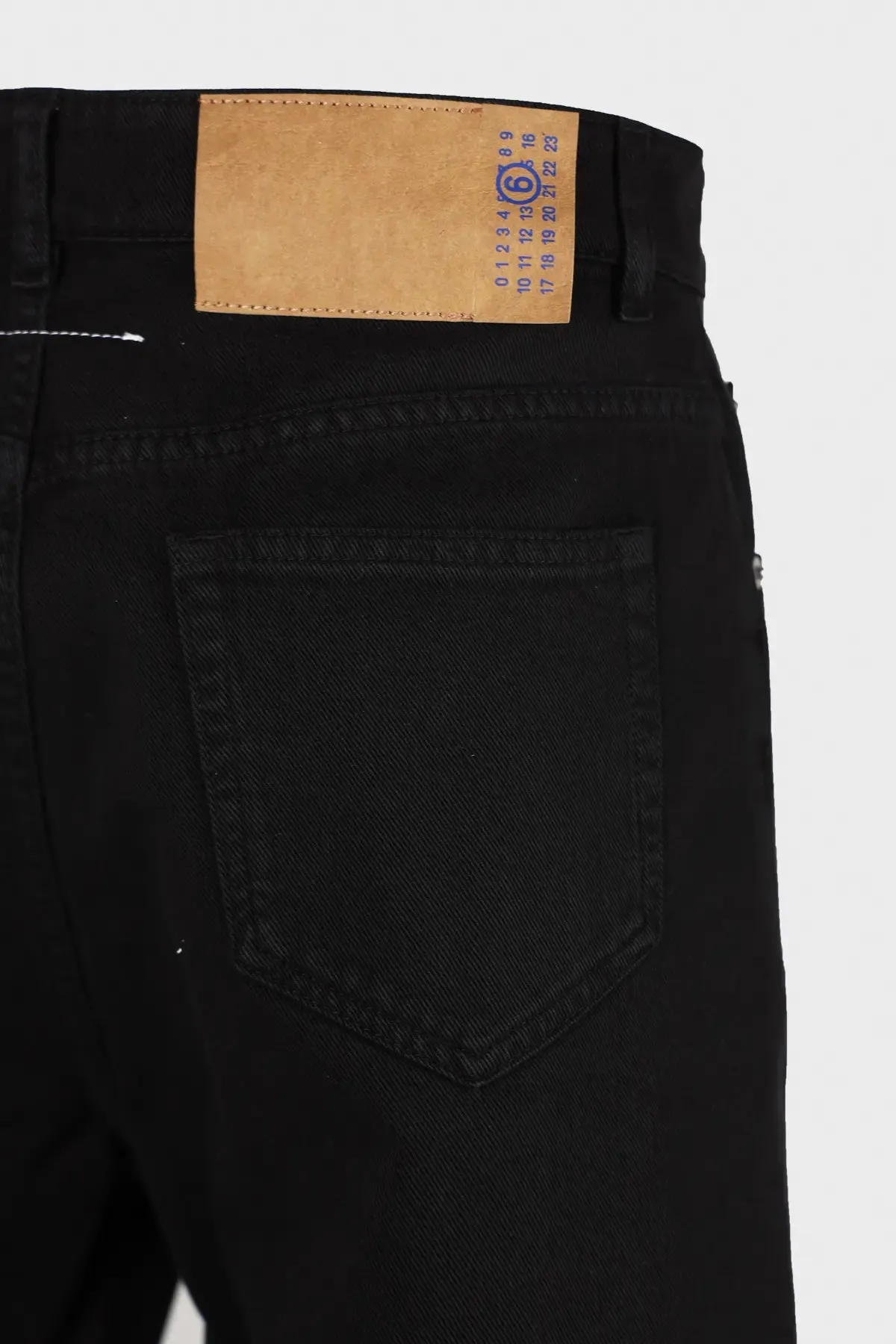 5 Pocket Bull Cotton Trousers - Black