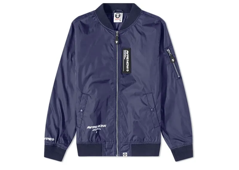 AAPE Lightweight MA1 Jacket Navy