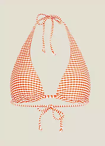 Accessorize Seersucker Triangle Bikini Top | Grattan