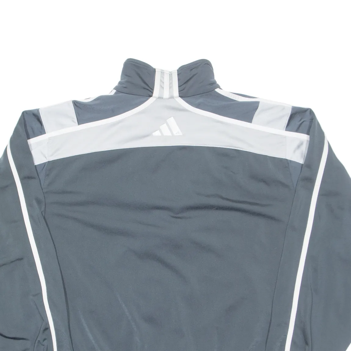 ADIDAS Mens Track Jacket Grey M