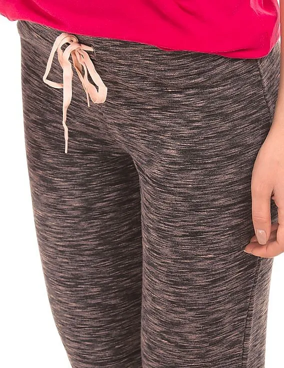 Aeropostale Elasticized Waist Heathered Joggers