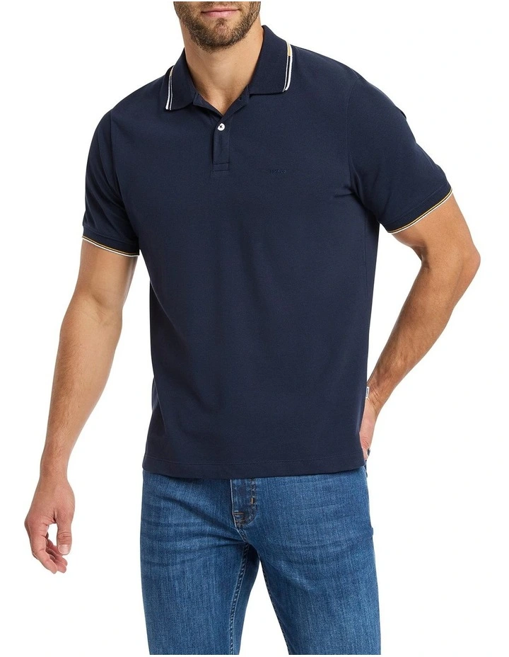 Alex Pique Polo in Navy