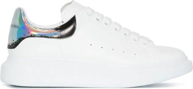 Alexander McQueen Oversized lace-up low-top sneakers White