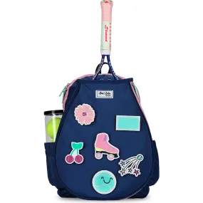 Ame & Lulu Little Patches Tennis Backpack, Retro Vibes