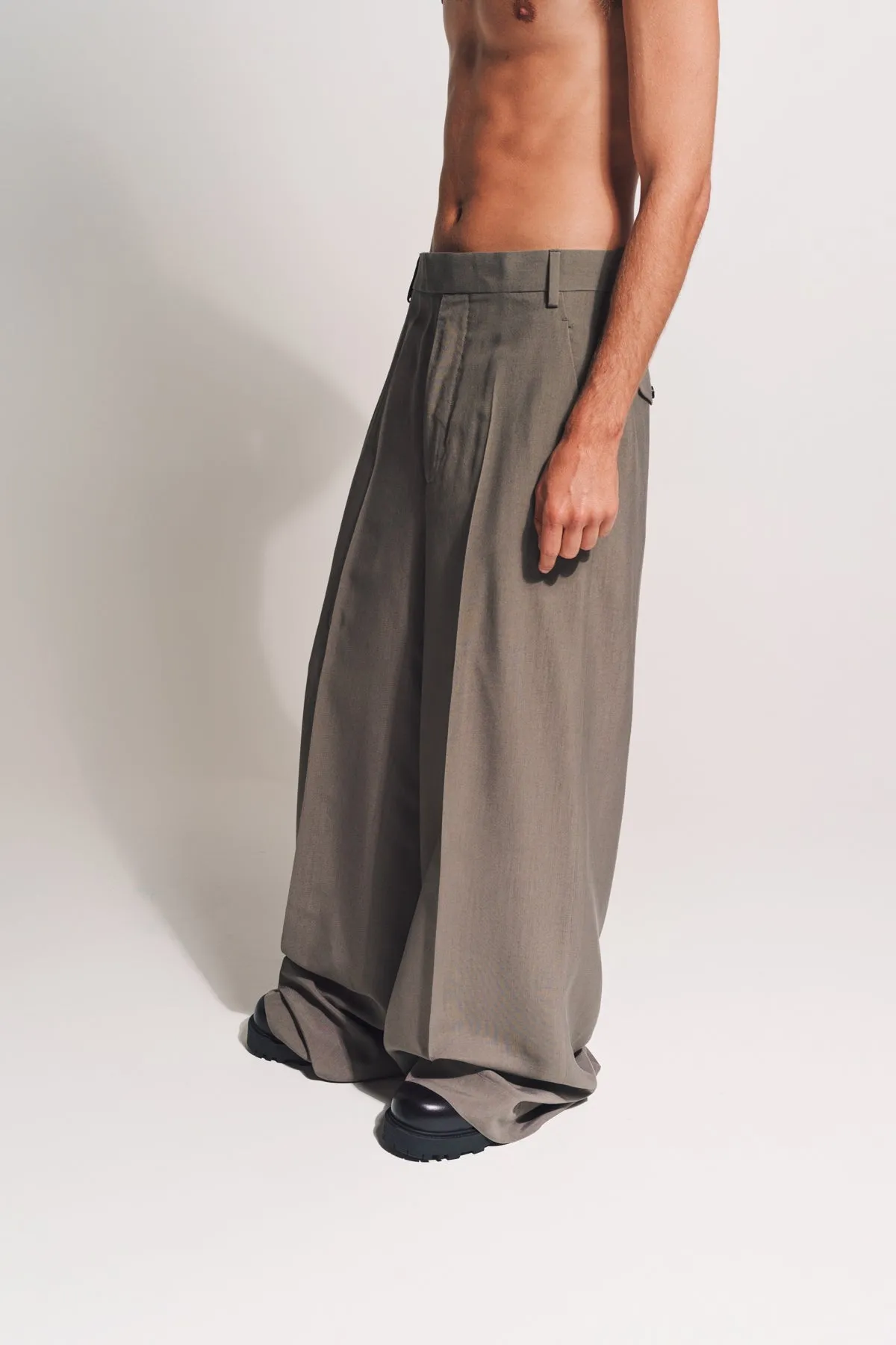 ANN DEMEULEMEESTER | MATTHIEU WIDE TROUSERS