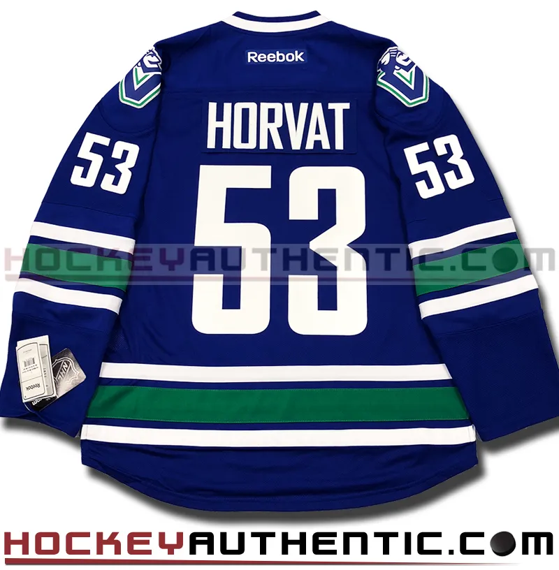   ANY NAME AND NUMBER VANCOUVER CANUCKS THIRD PREMIER REEBOK NHL JERSEY