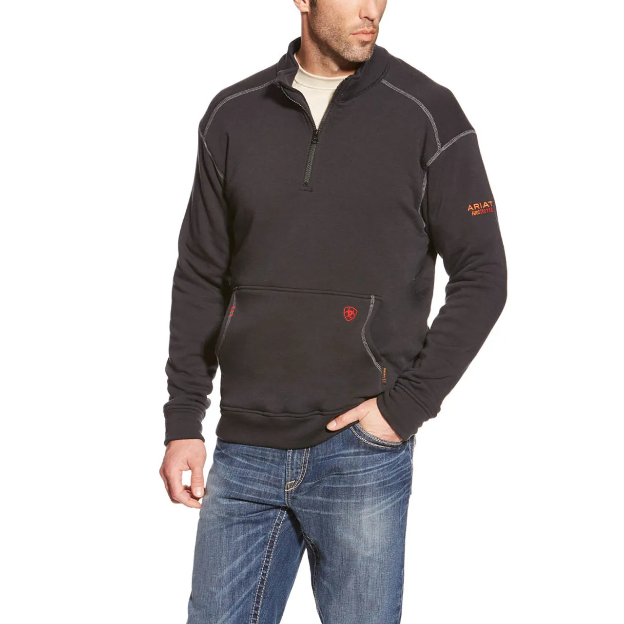 Ariat | FR Polartec 1/4 Zip Fleece | Black