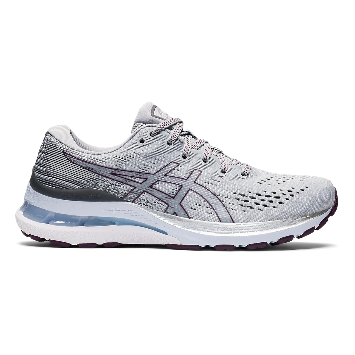 Asics Gel Kayano 28 - Piedmont Grey - Deep Plum