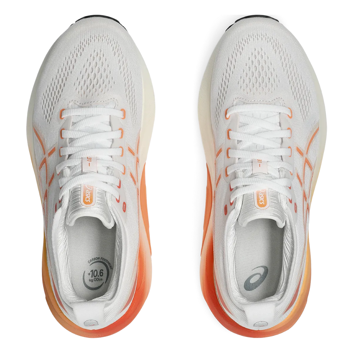 Asics Gel Kayano 31 - White - Faded Orange