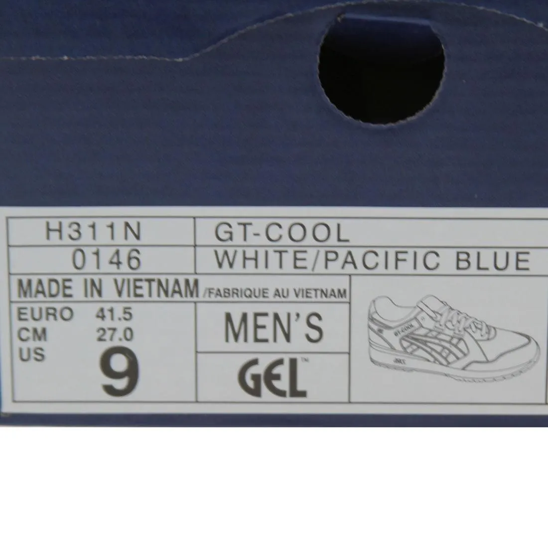 Asics Tiger Men GT-Cool (white / pacific blue)