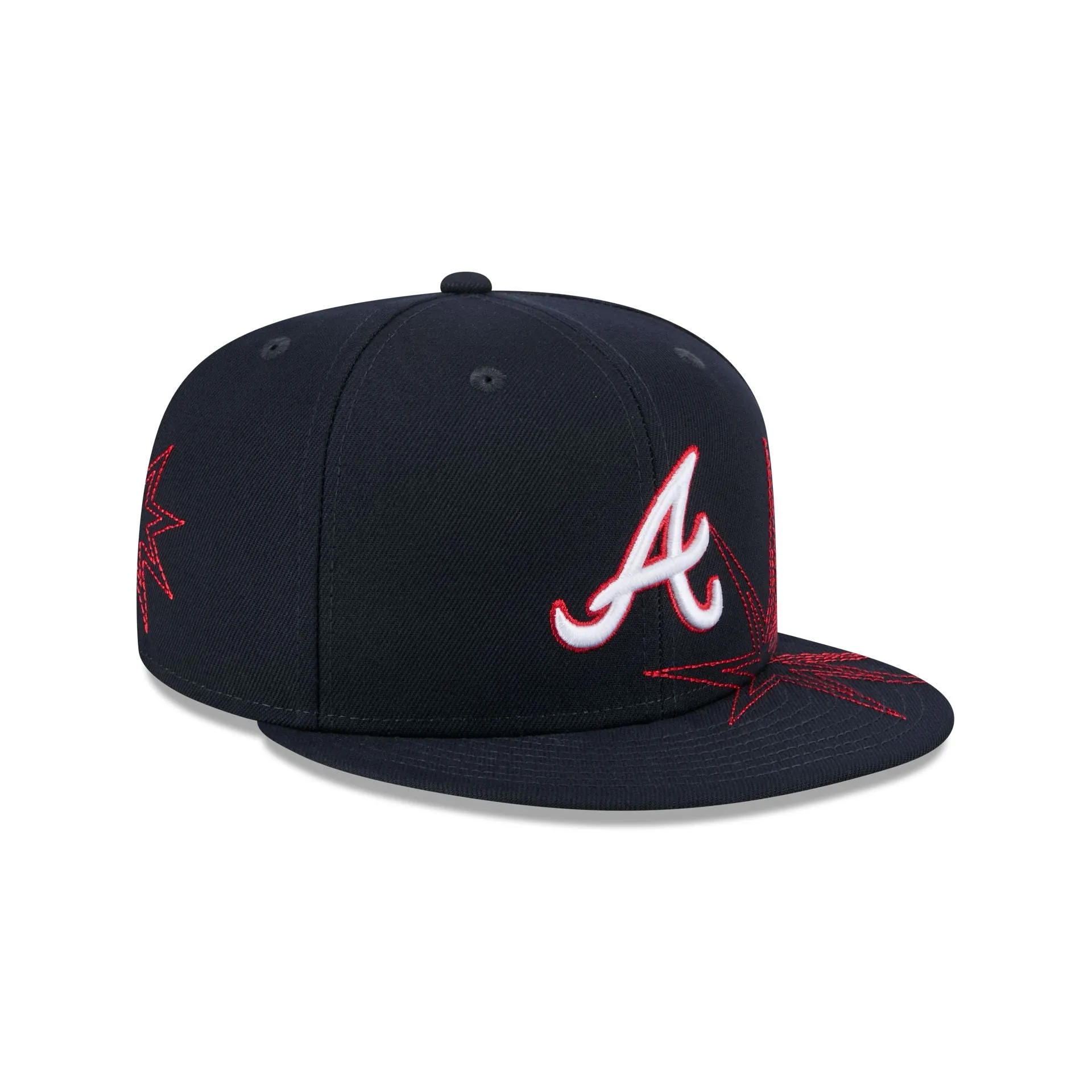 Atlanta Braves Solar Stars 59FIFTY Fitted Hat