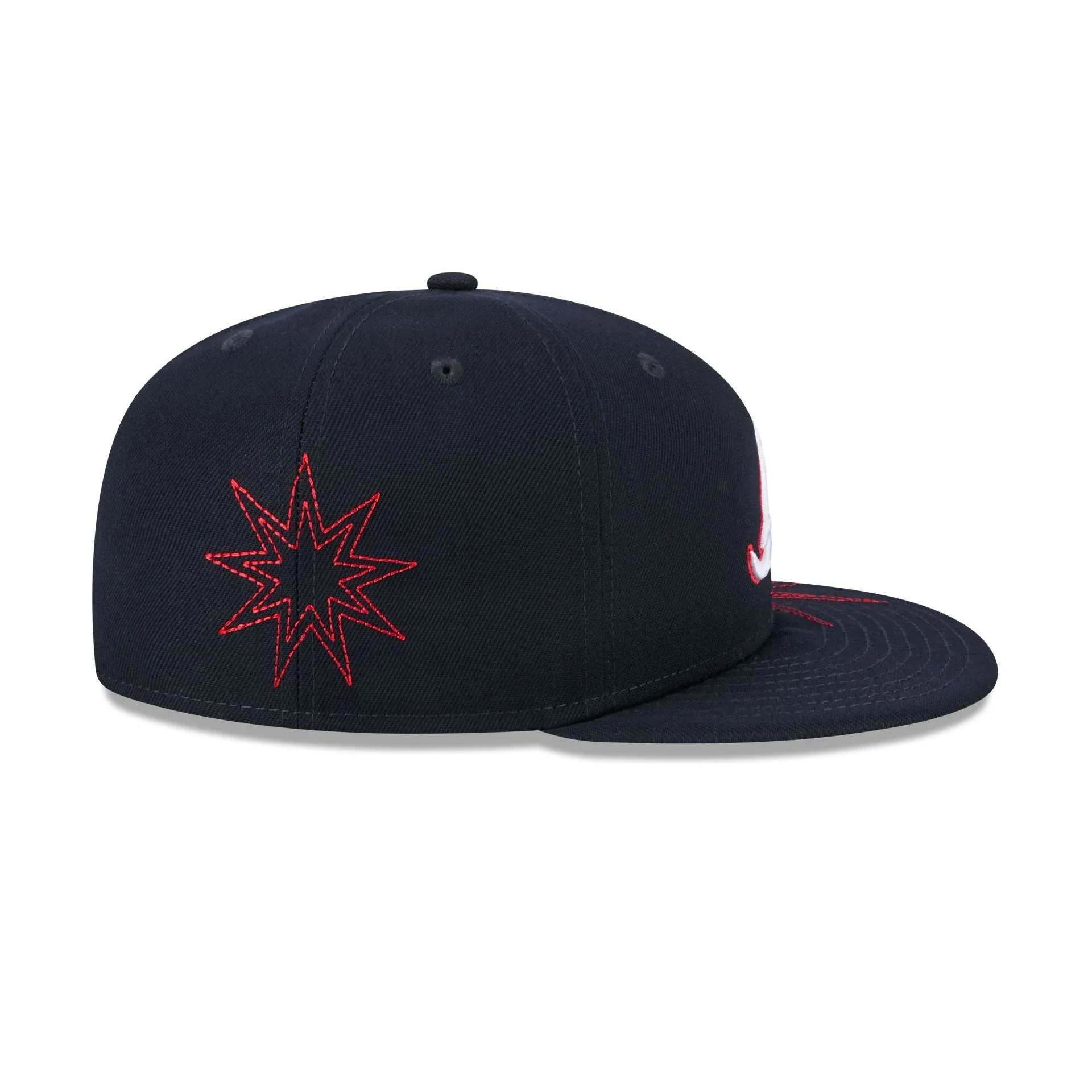 Atlanta Braves Solar Stars 59FIFTY Fitted Hat