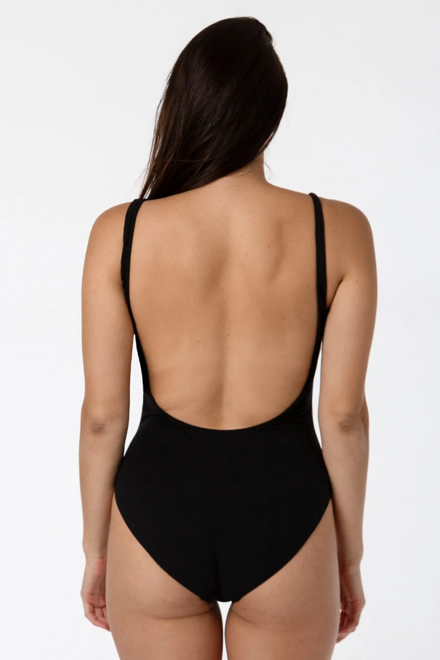 B111CF - Tank Scoop Back Bodysuit