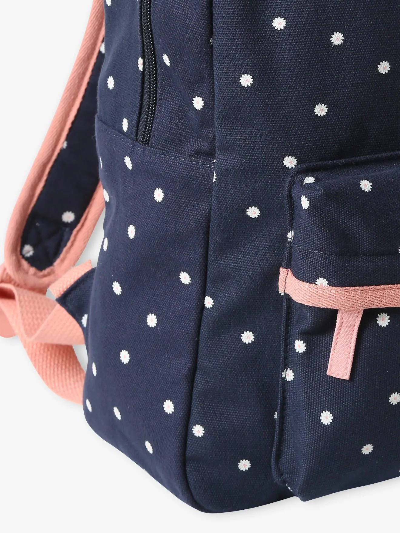 Backpack for Girls, Flower Power - night blue