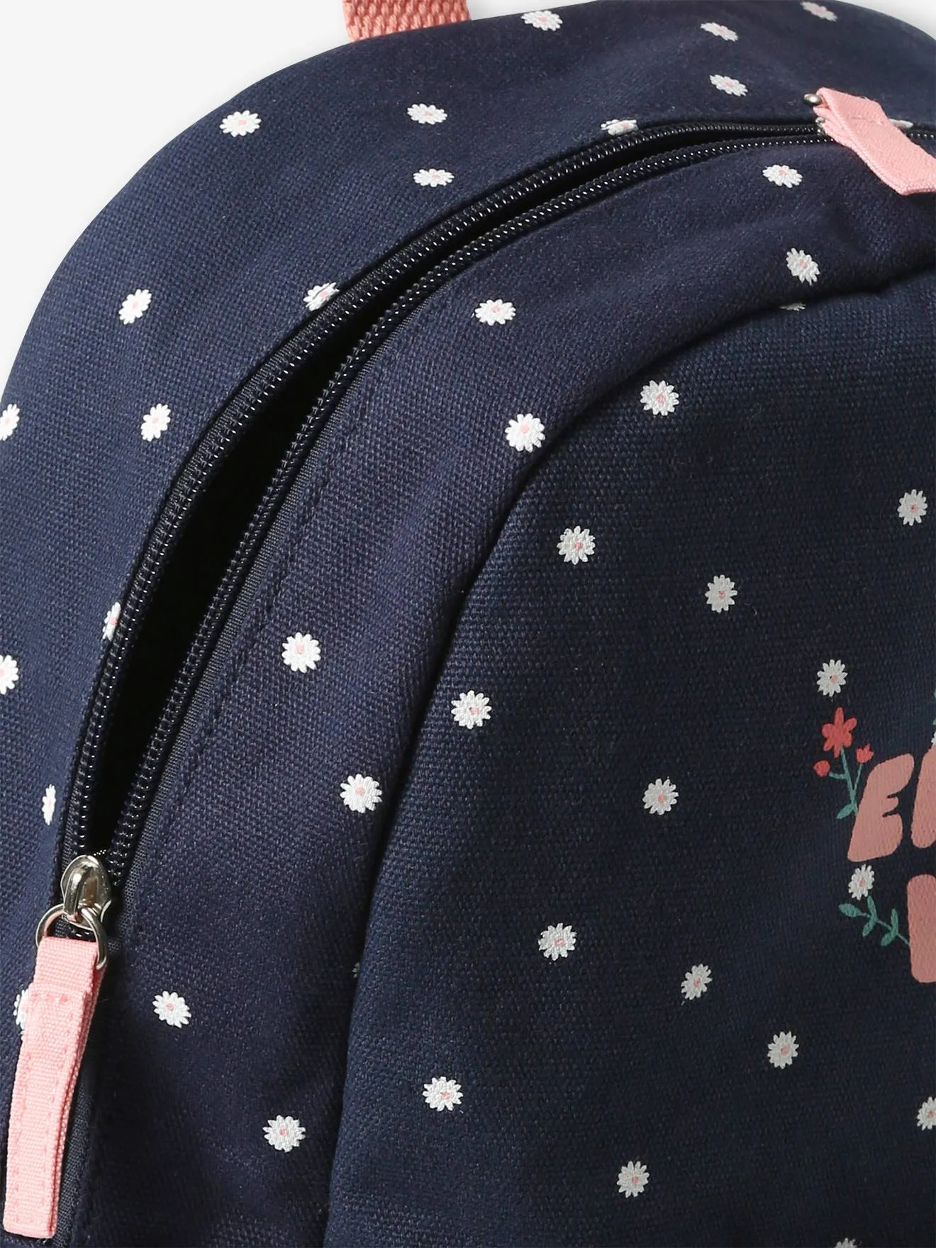 Backpack for Girls, Flower Power - night blue