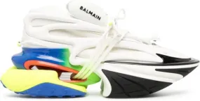 Balmain Unicorn colour-block sneakers White