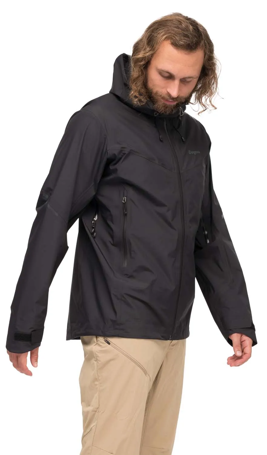 Bergans Men's Rabot Light 3L Shell Jacket Black | Buy Bergans Men's Rabot Light 3L Shell Jacket Black here | Outnorth