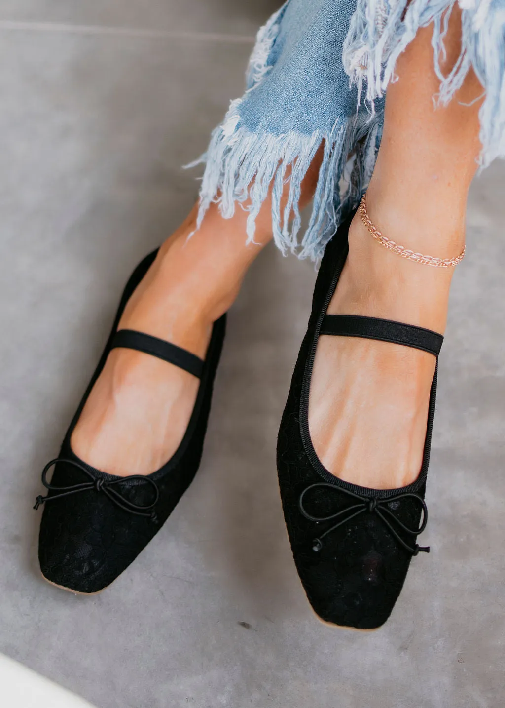 Bisbee Lace Ballet Flats