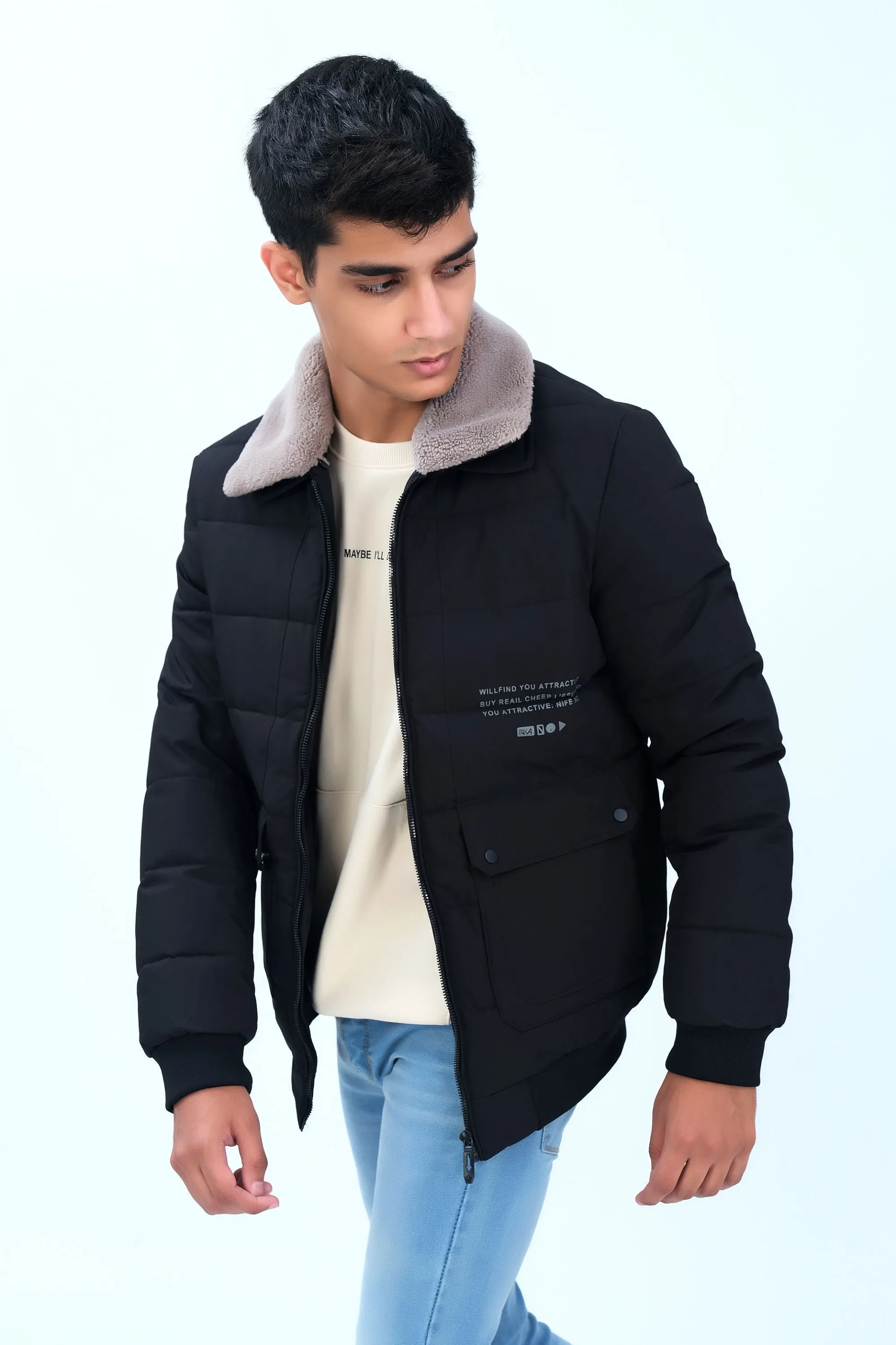 Black Parachute Jacket