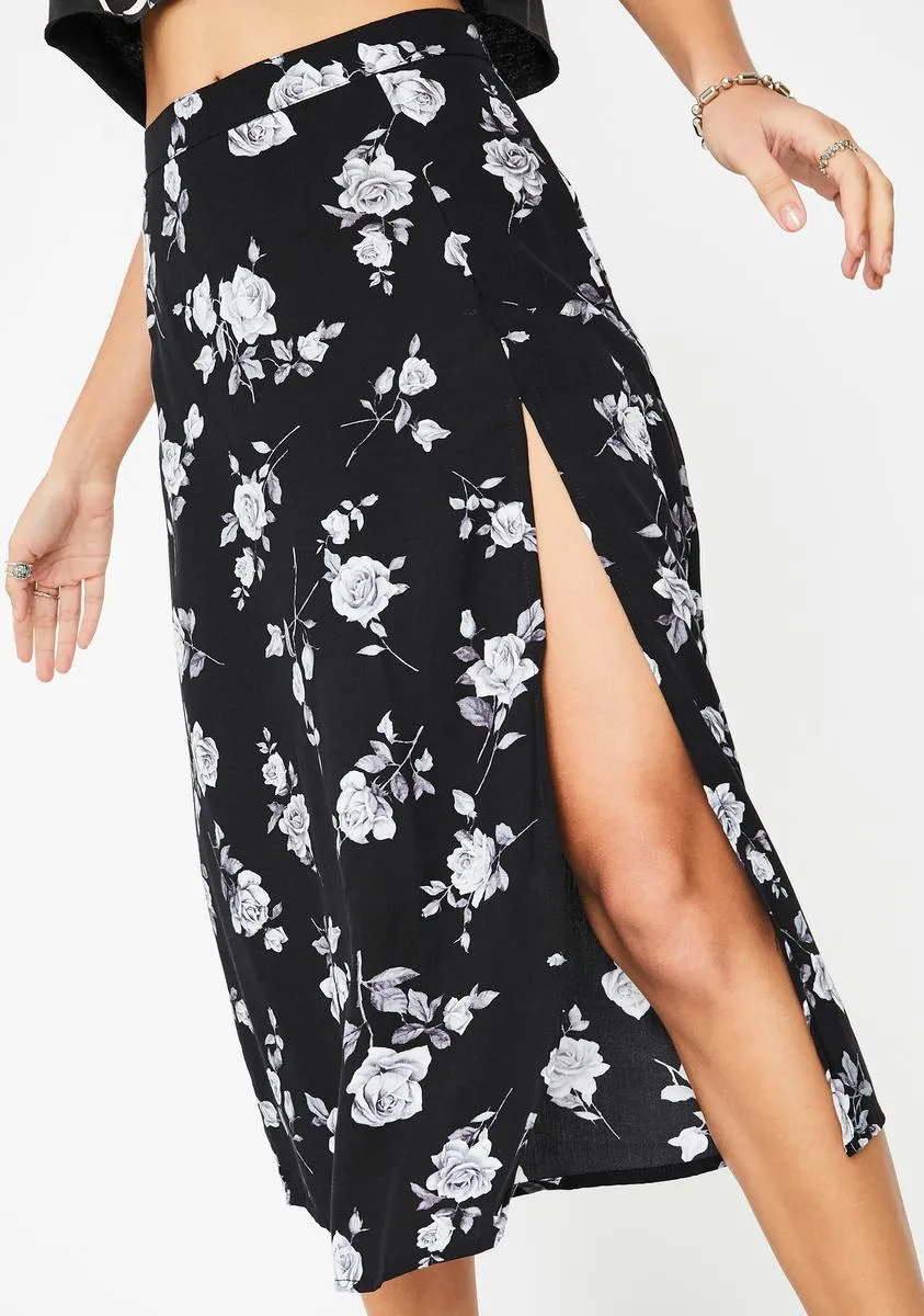 Black Rose Saika Skirt-