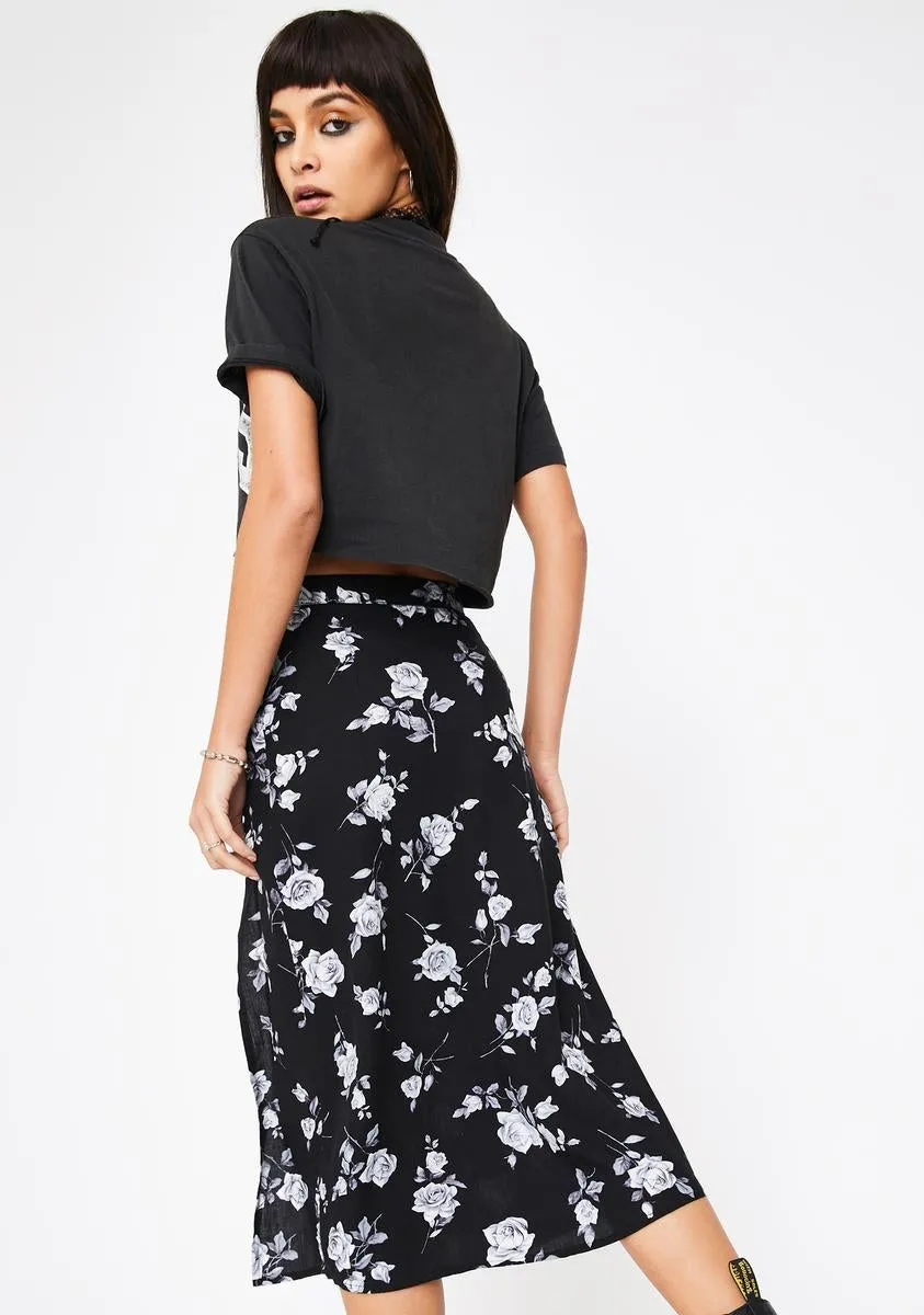 Black Rose Saika Skirt-