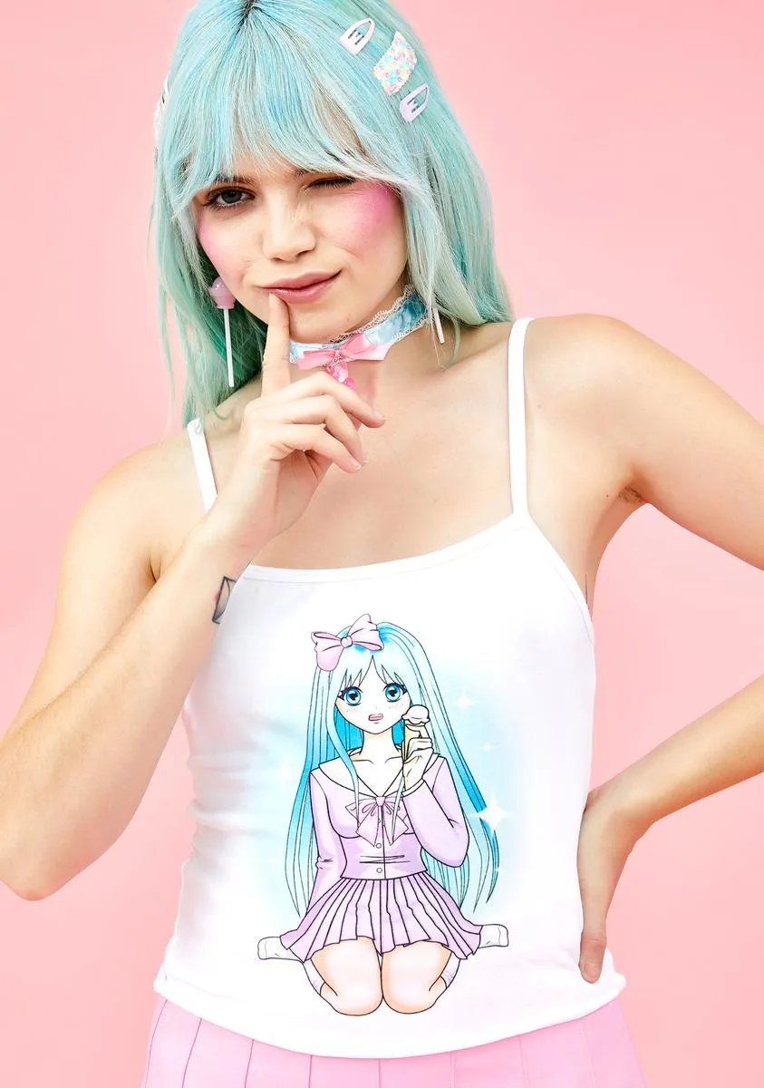 Blue Eyed Bunnie Tank Top-