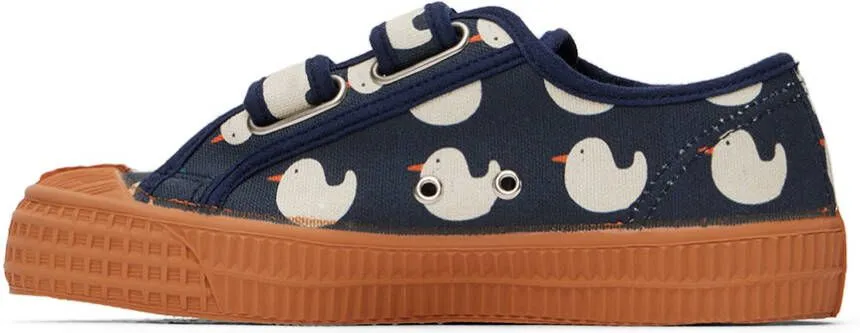 Bobo Choses Kids Navy Rubber Duck All Over Sneakers