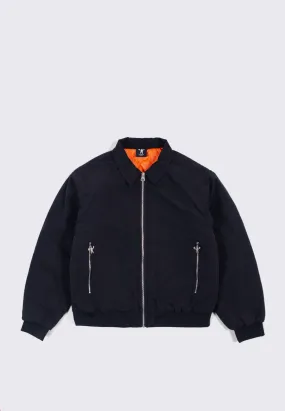 Bomber Nylon Jacket - Black