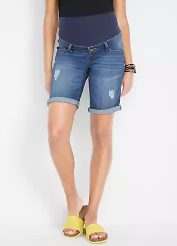 bonprix Maternity Denim Shorts | Look Again