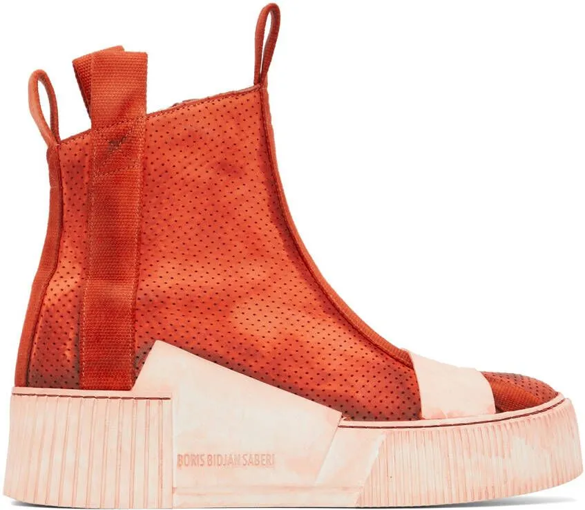 Boris Bidjan Saberi SSENSE Exclusive Red Bamba 3.1 Sneakers