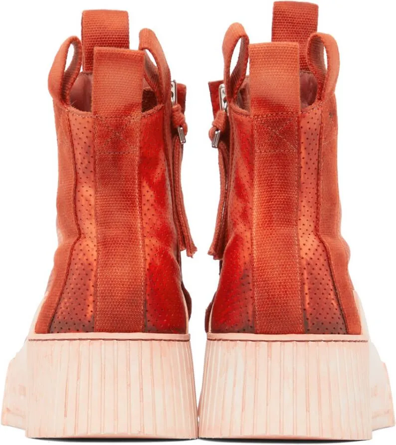 Boris Bidjan Saberi SSENSE Exclusive Red Bamba 3.1 Sneakers