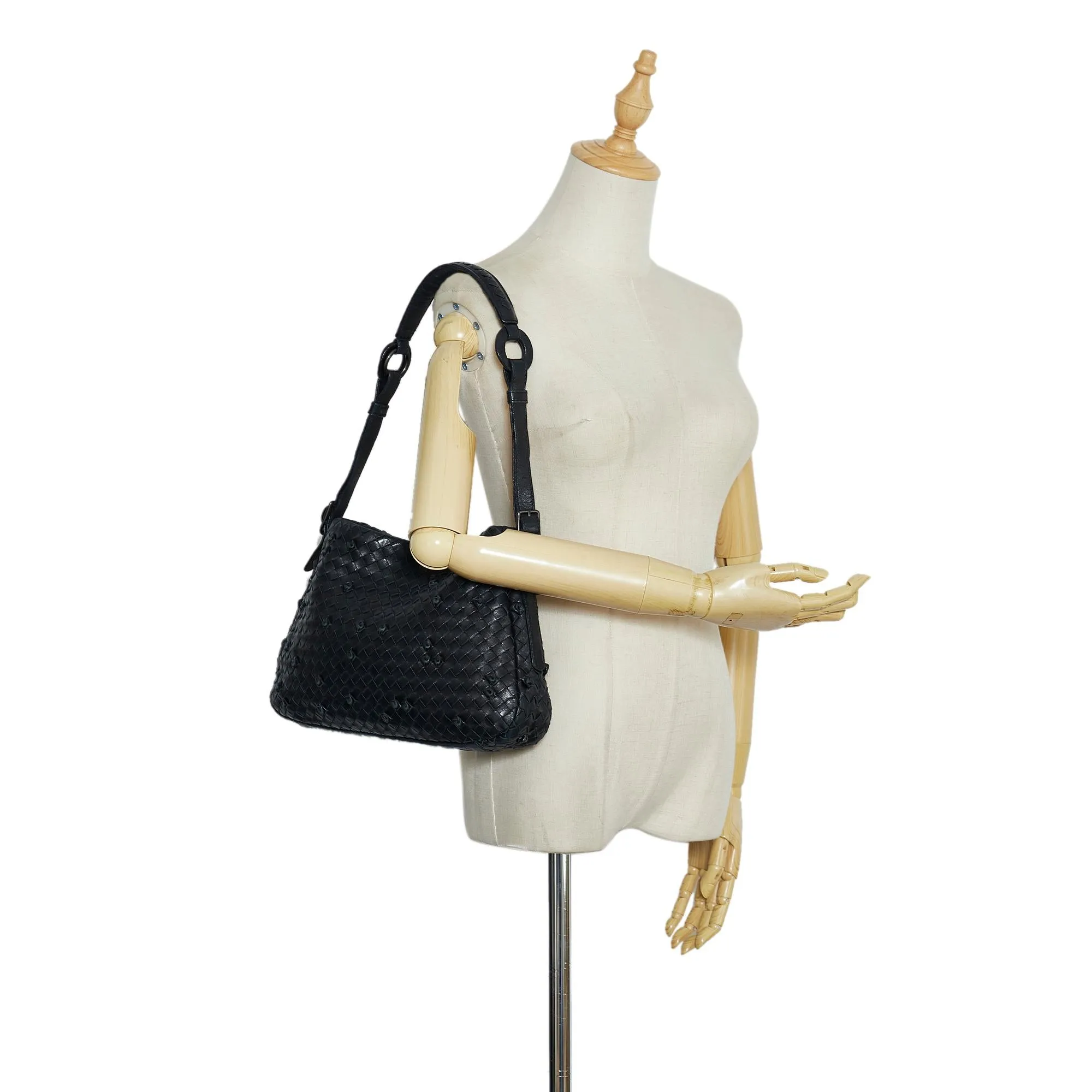 Bottega Veneta Intrecciato Nappa Naruto Knot Shoulder Bag