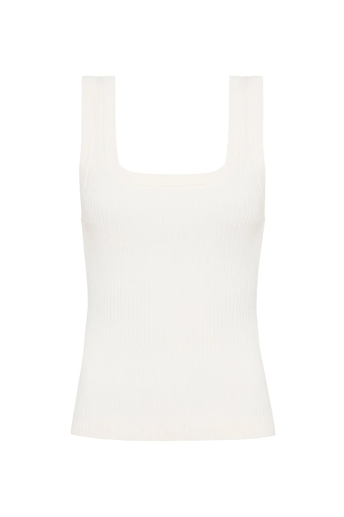 Bronte Scoop Neck Rib Tank