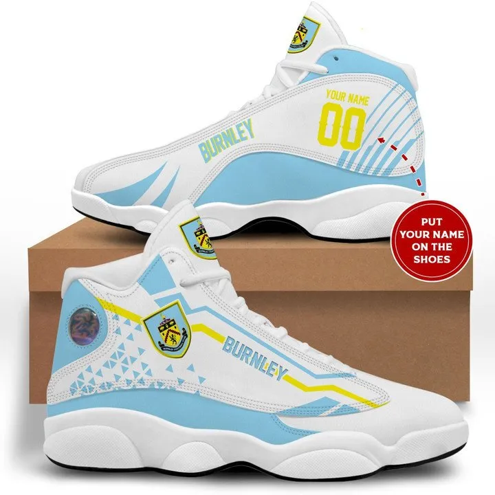 Burnley Air Personalized Air Jordan 13 Sneakers For Men Women