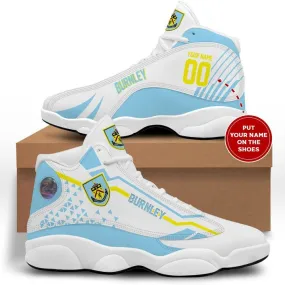 Burnley Air Personalized Air Jordan 13 Sneakers For Men Women