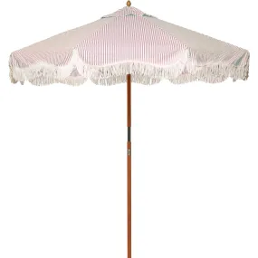 Business & Pleasure Co. Market Patio Umbrella, Lauren's Pink Stripe