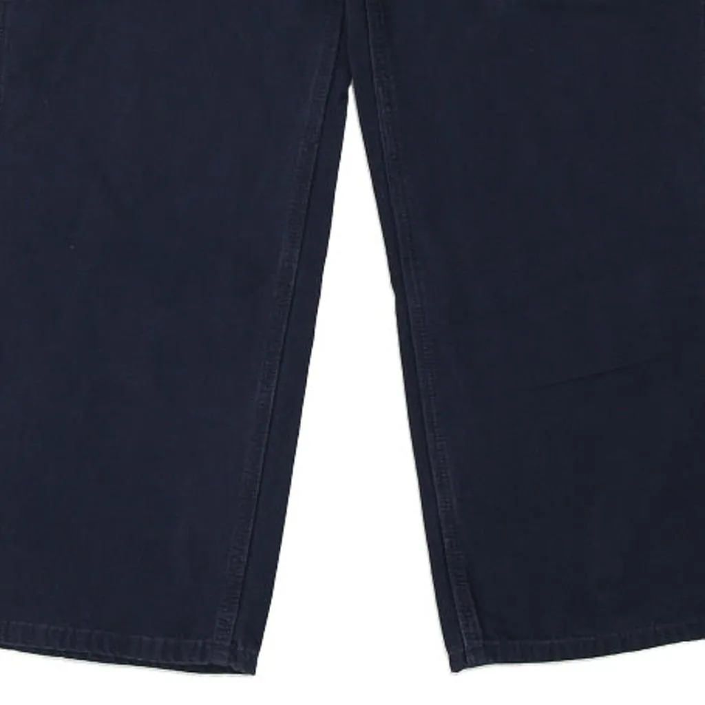 Carhartt Carpenter Trousers - 34W 30L Navy Cotton