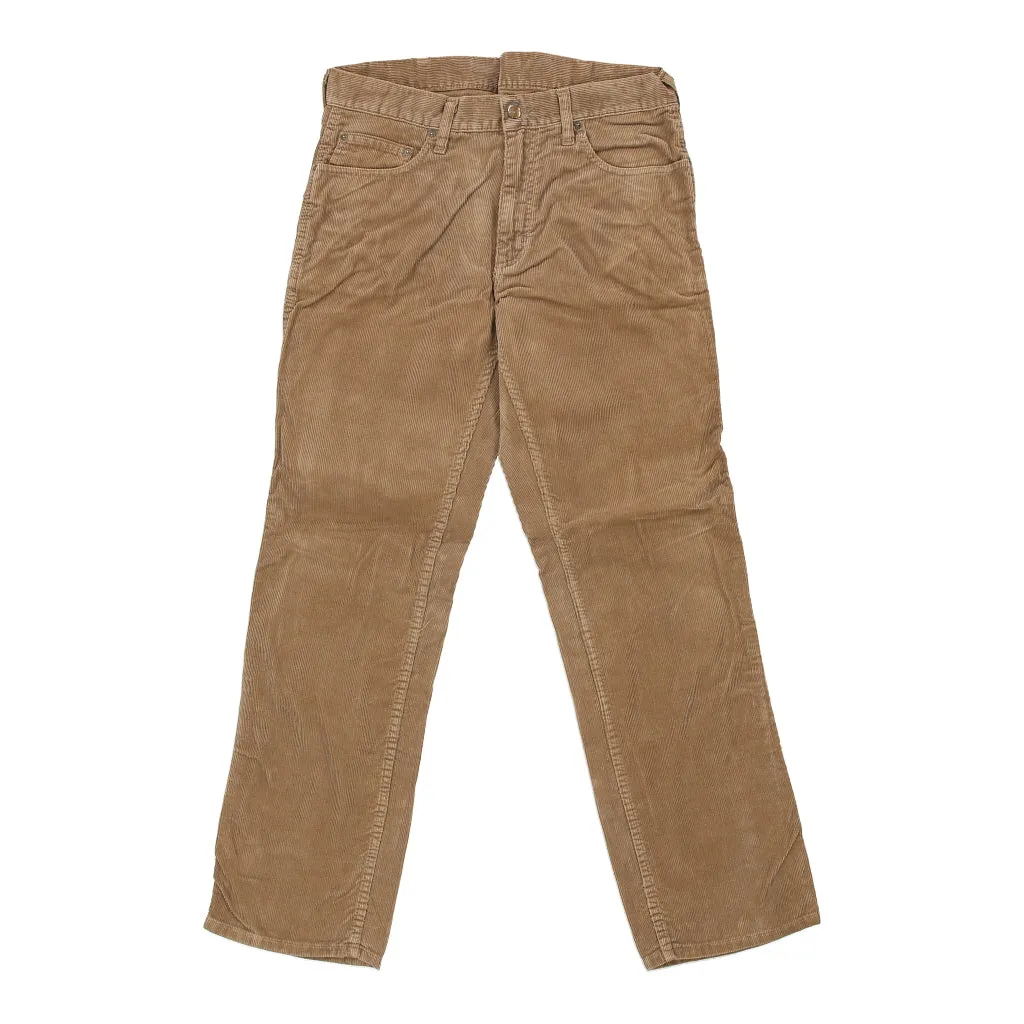 Carhartt Cord Trousers - 30W 32L Brown Cotton