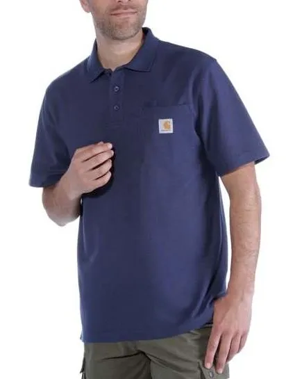 Carhartt Pocket Polo Shirt: Moss: L