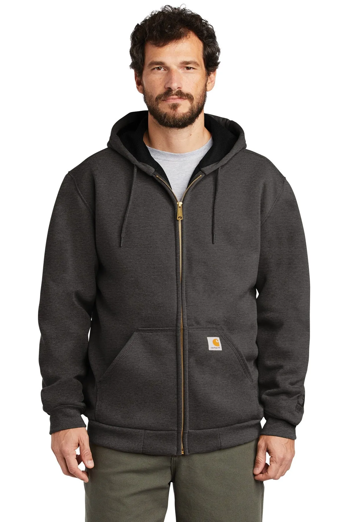 Carhartt  Rain Defender  Rutland Thermal-Lined Hooded Zip-Front Sweatshirt. CT100632