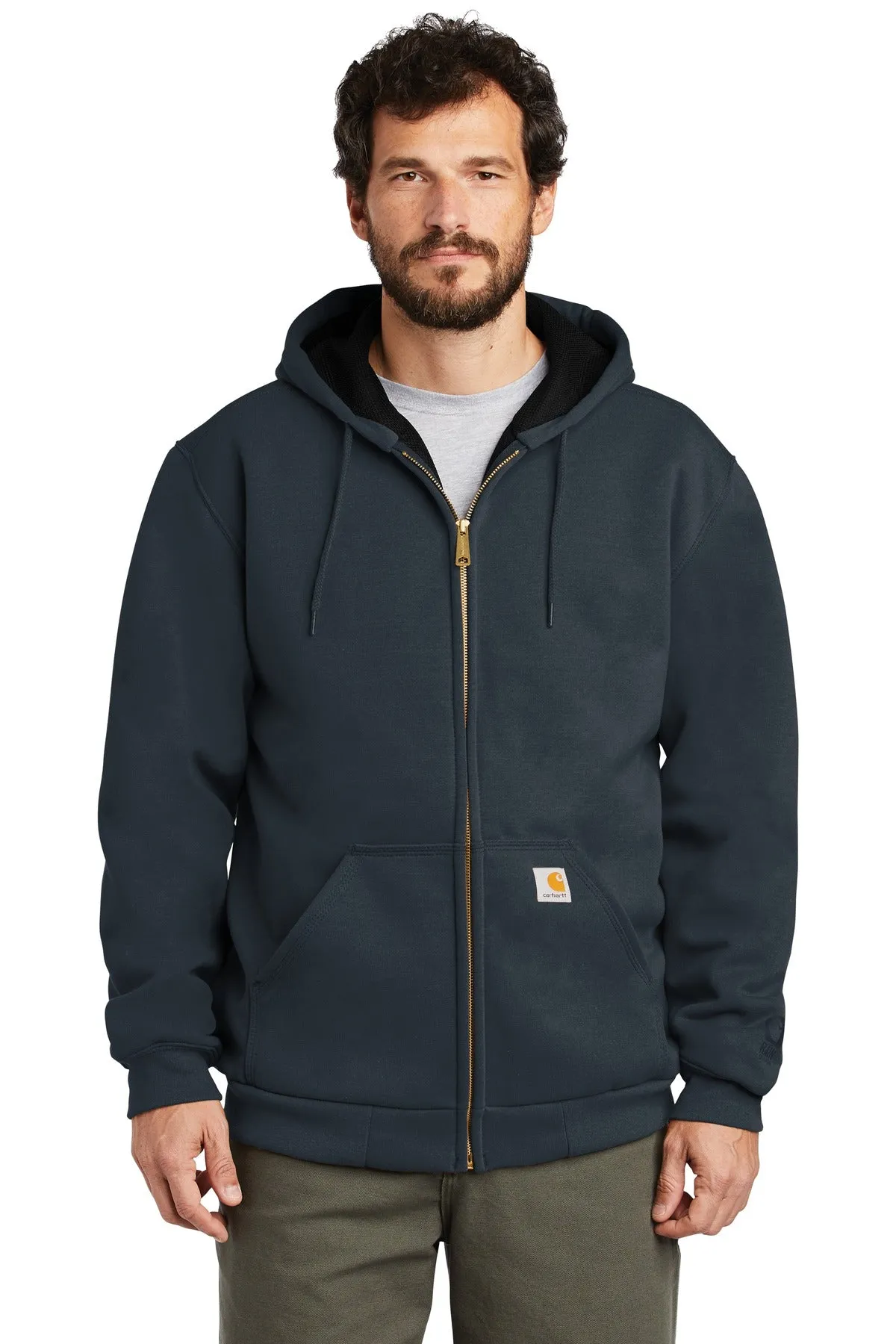 Carhartt  Rain Defender  Rutland Thermal-Lined Hooded Zip-Front Sweatshirt. CT100632