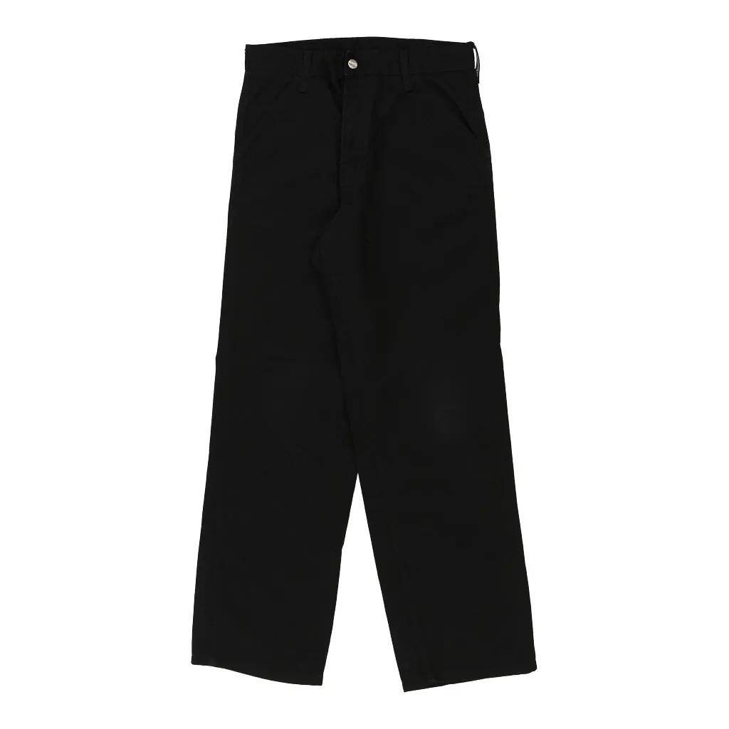 Carhartt Trousers - 30W 32L Black Cotton Blend