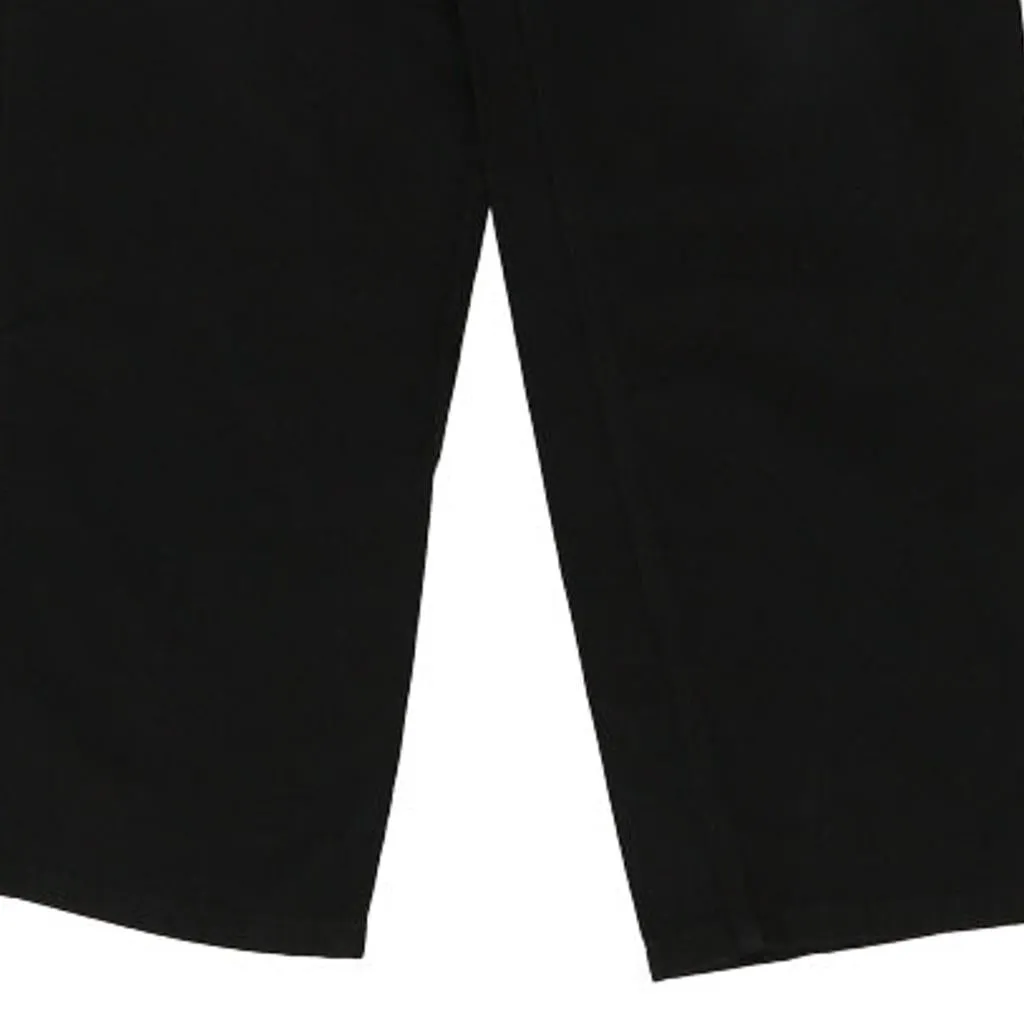 Carhartt Trousers - 30W 32L Black Cotton Blend