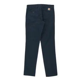 Carhartt Trousers - 33W 34L Navy Cotton